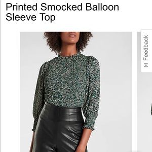 Balloon sleeve top express